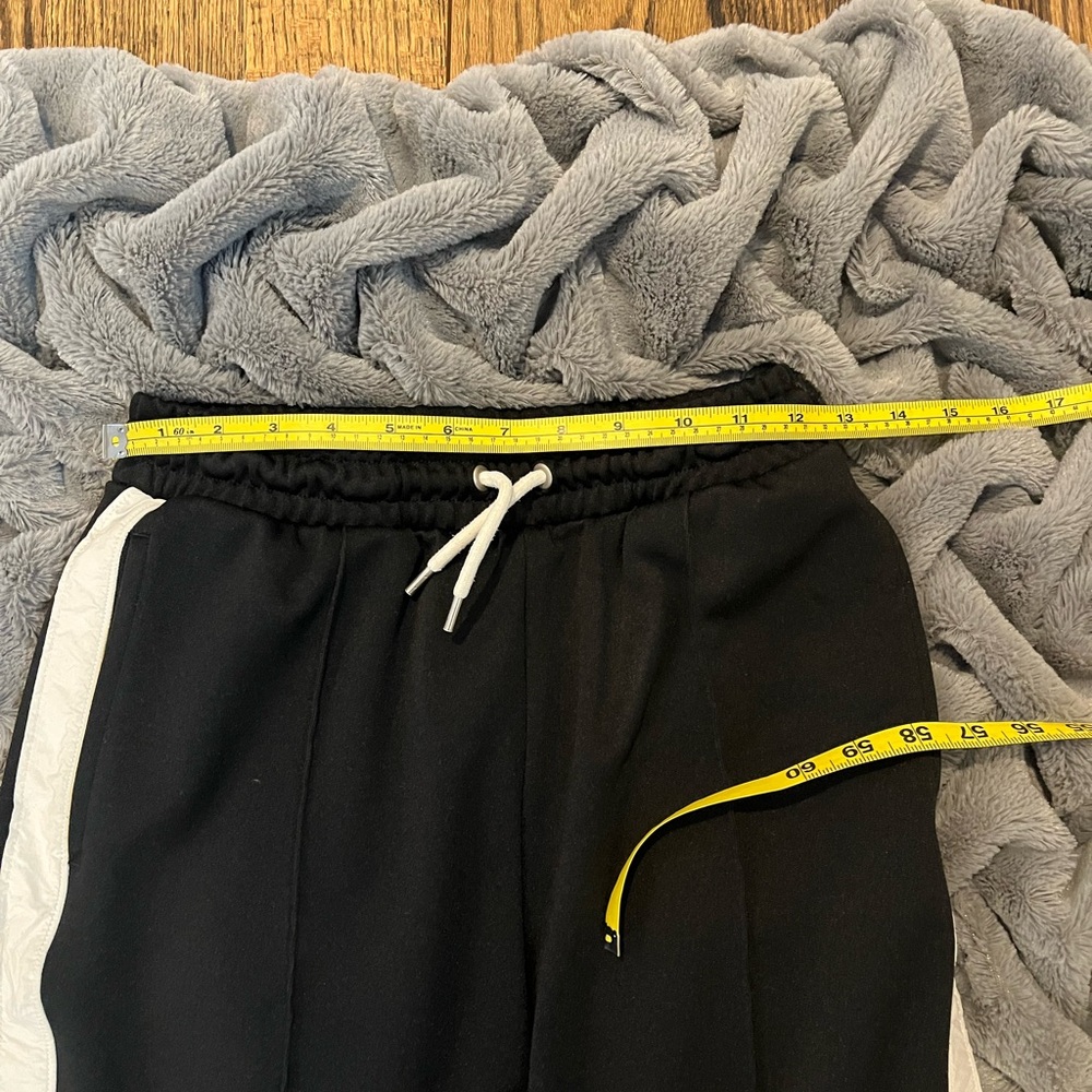 Gap Black Track Pants with White Stripes Size Small P - Picture 12 of 14